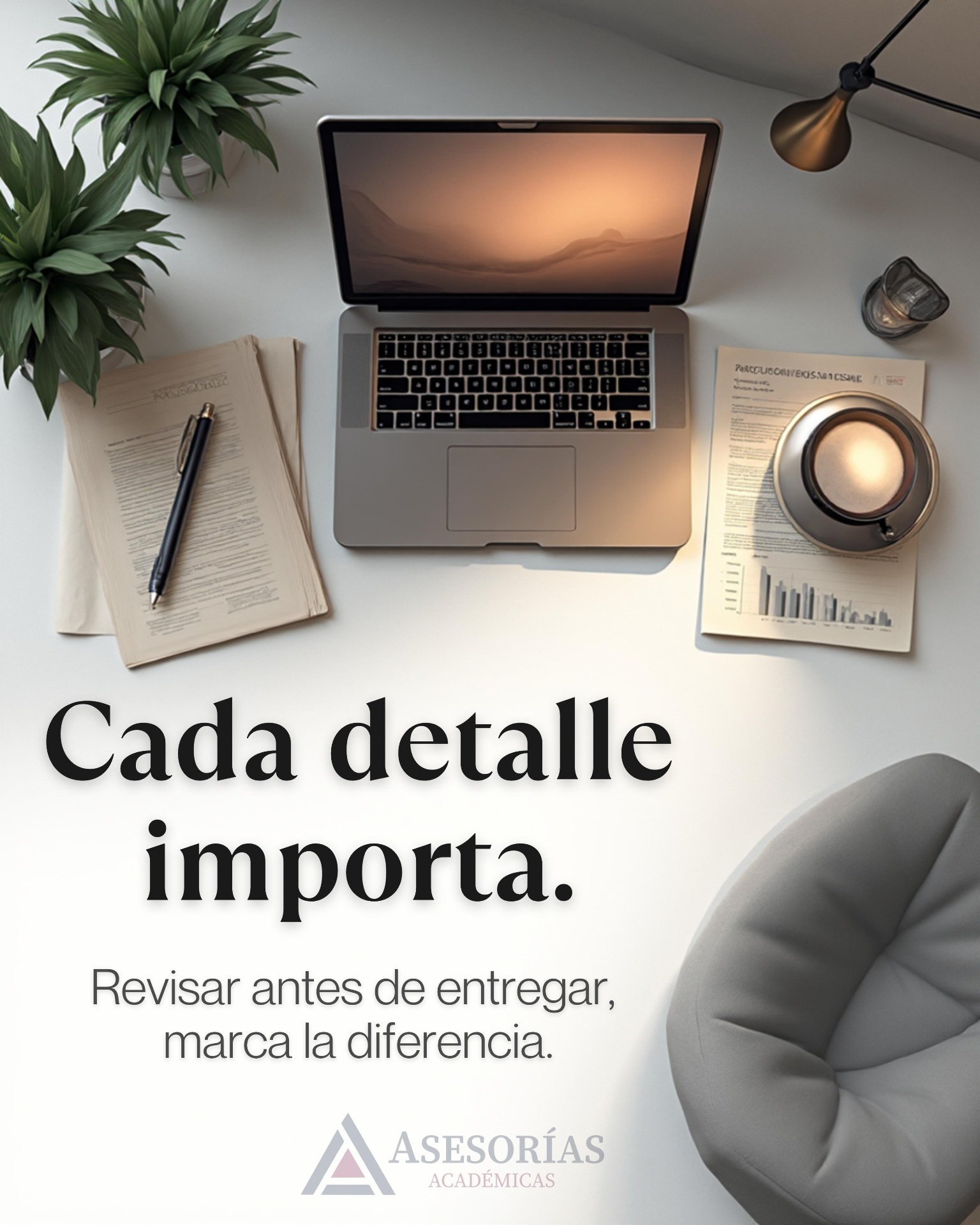 Cada detalle importa — revisar antes de entregar